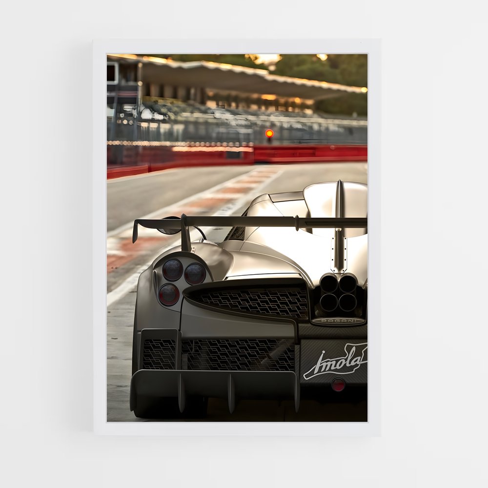 Poster Imola Huayra sophistiqué – affiche Pagani (vue 3)